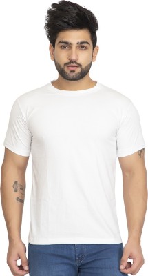 WYD Printed Men Round Neck White T-Shirt