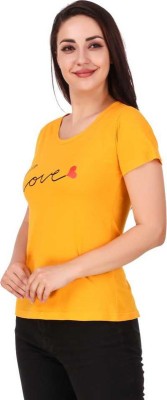 STYLOKAT Casual Self Design Women Yellow Top