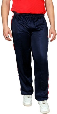 ESTRO Solid Men Blue Track Pants