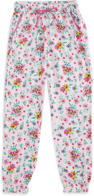 Pantaloons Junior Regular Fit Girls Pink Trousers