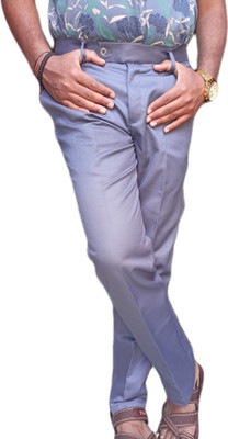 BhujangTung Regular Fit Men White Trousers