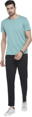 Urban Ranger by Pantaloons Slim Fit Men Dark Blue Trousers