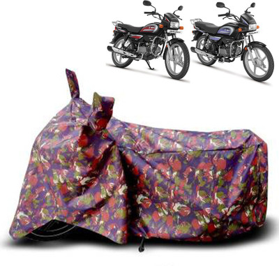 st enterprises Two Wheeler Cover for Hero(Splendor, Red)