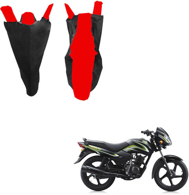 RiderShine Waterproof Two Wheeler Cover for TVS(Star Sport, Black, Red)