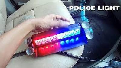 Gadiparts ™ 8 LED Police Car Flashing Lights for Tavera Fog Lamp Car LED for Chevrolet (12 V, 35 W)