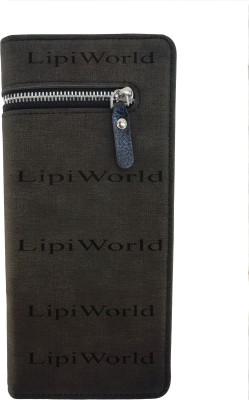 LipiWorld Men & Women Black Artificial Leather Card Holder(12 Card Slots)