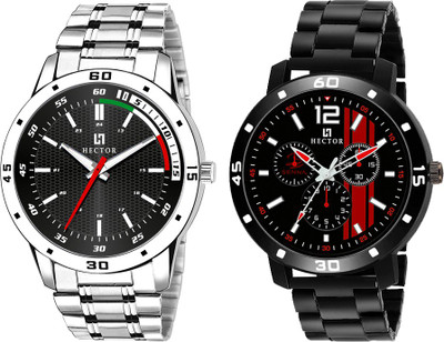Hector HC101-HC103 New Stylish Attractive Designer Combo Set of 2 Analog Watch  - For Men