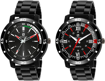 Hector HC105-HC106 New Stylish Attractive Designer Combo Set of 2 Analog Watch  - For Men