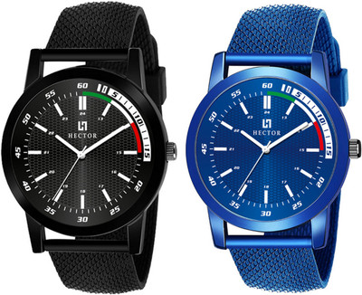 Hector HC08-HC11 New Stylish Attractive Designer Combo Set of 2 Analog Watch  - For Men