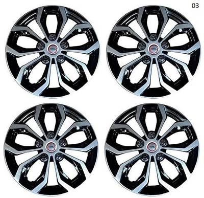 CARIZO 12 Inch Wheel Cover Wheel Cap Black Silver for Maruti