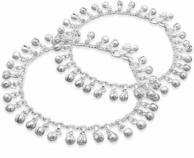 NAKMAN JEWELLERY Alloy Anklet(Pack of 2)