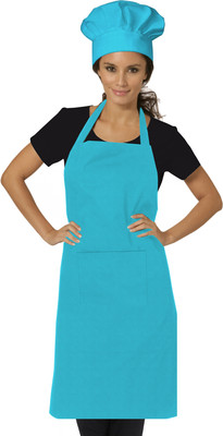 OASIS Cotton Chef's Apron - Free Size(Blue, Single Piece)