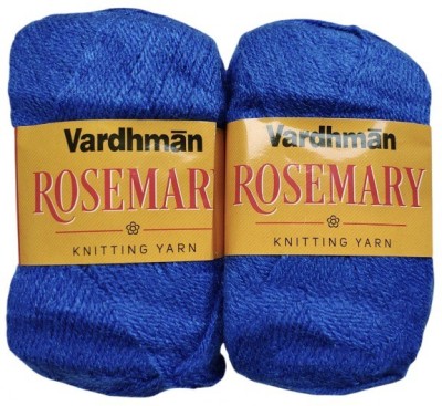 NTGS Vardhman Rosemary Blue Wool Ball Hand Knitting Wool, 600 Gram Shade no-22