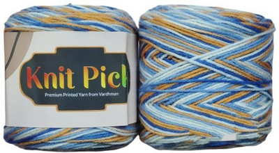 JEFFY Vardhman Knit Pick Wool Knitting Yarn, 400 gm Shade no-10
