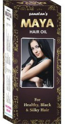 SANATAN AYURVEDASHRAM MAYA HAIR OIL 120ML PACK OF 2(Pack of 2, 120 ml)