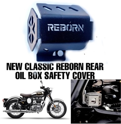 imad NEW CLASSIC REBORN REAR OIL BOX COVER 2021 MODEL Bike Crash Guard(Royal Enfield)