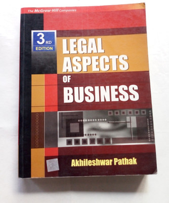 Legal Aspects of Business Third Edition by Akhileshwar Pathak (used)(Paperback, Akhileshwar Pathak)