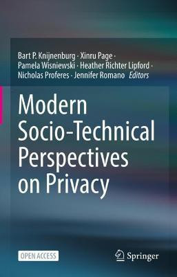 Modern Socio-Technical Perspectives on Privacy(English, Hardcover, unknown)