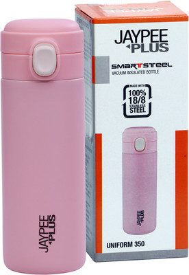Jaypee Plus 350 ml Steel Flask(Pack of 1, Pink)