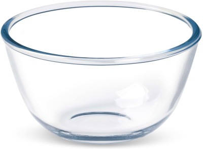 TREO Glass Serving Bowl Ovensafe Mixing Borosilicate Glass Bowl, 1 Piece, 1130 ml, Transparent(Pack of 1, Clear)