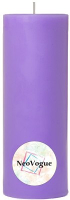NEOVOGUE 6 X 2 Inch Scented Pillar Candles For Party and Festival-Lavender Candle(Purple, Pack of 1)
