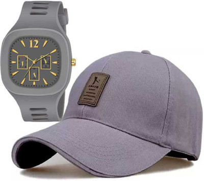 zendro Self Design Sports/Regular Cap Cap(Pack of 2)