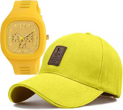 zendro Self Design Sports/Regular Cap Cap(Pack of 2)