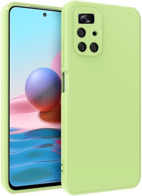Wellchoice Back Cover for POCO M4 PRO 5G, REDMI NOTE 11T 5G ( Liquid Silicone )(Green, Grip Case, Silicon, Pack of: 1)