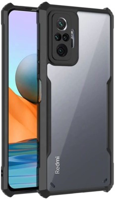 Backlund Back Cover for Redmi Note 10 PRO/Redmi Note 10 PRO MAX Military Grade Protection Shock Proof Slim Hybrid(Black, Camera Bump Protector, Pack of: 1)