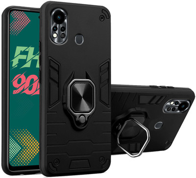 Meephone Back Cover for Infinix Hot 11s(Black, Shock Proof, Pack of: 1)