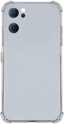 SmartPoint Bumper Case for Oppo Reno 7 5G(Transparent, Shock Proof, Silicon, Pack of: 1)