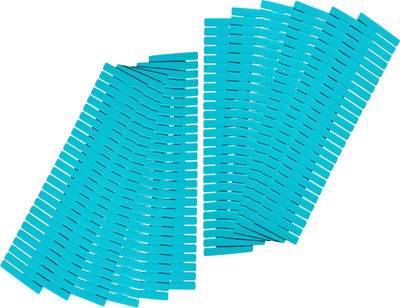 Smiling Cart Adjustable Drawer Divider Storage Organizer Strips (30X7 cm)-(Pack of 12, Blue) Drawer Divider(Plastic)