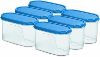 Pigeon Polypropylene Utility Container  - 1.1 L(Pack of 6, Blue)