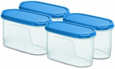 Pigeon Polypropylene Utility Container  - 1.1 L(Pack of 4, Blue)