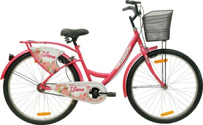 BSA LADYBIRD DIANA 26 PINK 26 T Girls Cycle/Womens Cycle(Single Speed, Pink, Rigid)