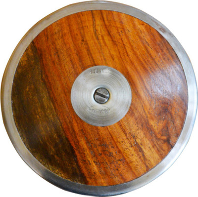 COUGAR Discus Throw 1Kg , Disc Throw , Practice Wooden Discuss With Premium Brass Rim Wooden Discus Throw Disc(1 kg)
