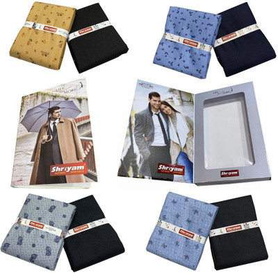 Shriyam Polycotton Printed Shirt & Trouser Fabric