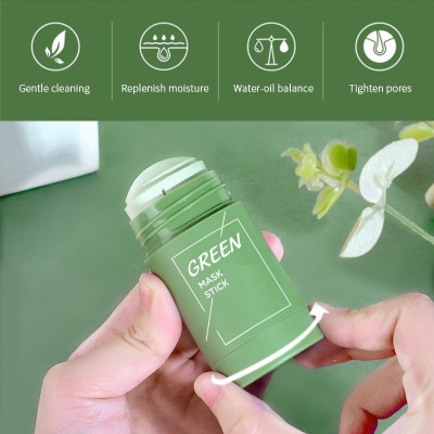 GFSU MUD MASK GREEN TEA ALL SKIN TYPE MASK INSTANT CLEARS FACE(40 g)