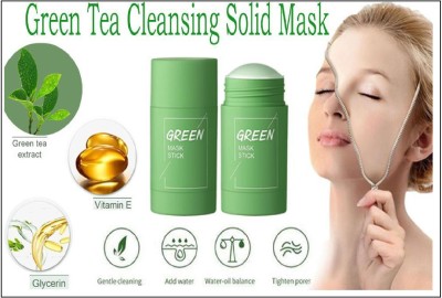 GFSU New Green Mask Stick Face , Deep Clean Pore, Improves Skin FACE MASK(40 g)