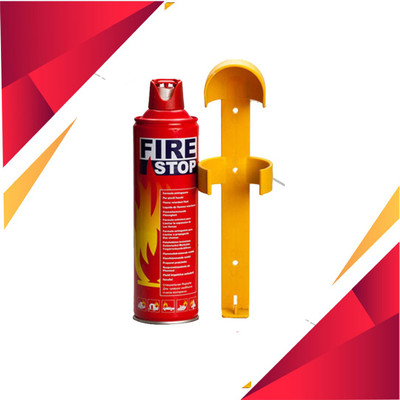 Thingies Fire Extinguisher Spray with Stand for Car and Home Use Fire Extinguisher Mount(0.5 kg)