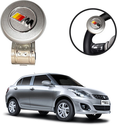 Oshotto Metal Car Steering Knob(Silver)