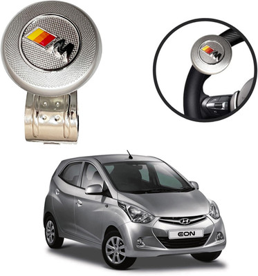 Oshotto Metal Car Steering Knob(Silver)