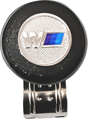 Oshotto Metal Car Steering Knob(Black, Silver)