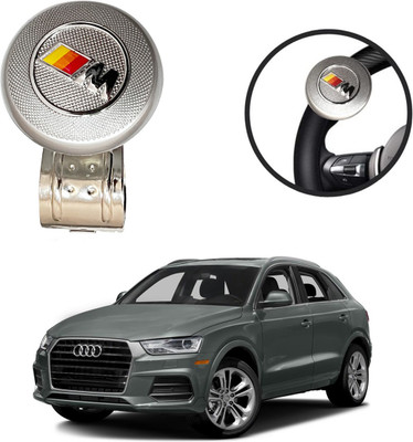 Oshotto Metal Car Steering Knob(Silver)