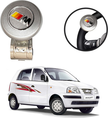 Oshotto Metal Car Steering Knob(Silver)