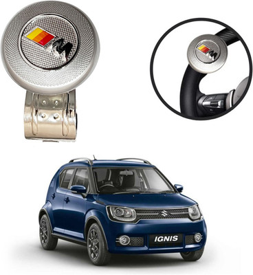 Oshotto Metal Car Steering Knob(Silver)