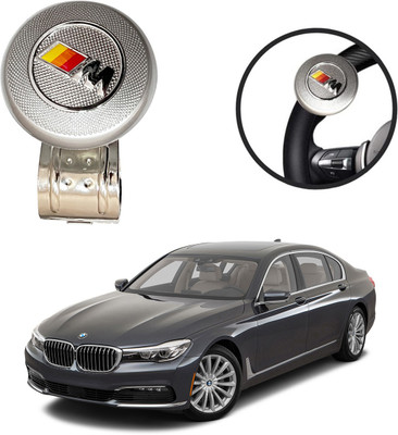 Oshotto Metal Car Steering Knob(Silver)