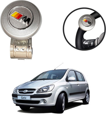 Oshotto Metal Car Steering Knob(Silver)