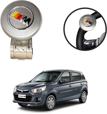 Oshotto Metal Car Steering Knob(Silver)