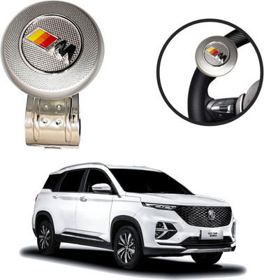 Oshotto Metal Car Steering Knob(Silver)